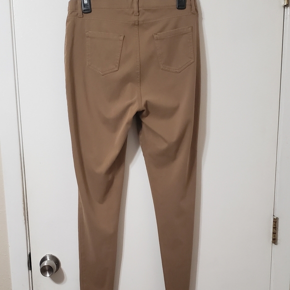 Faded Glory  Tan Pull on Pants Size 12/14 - Picture 4 of 5
